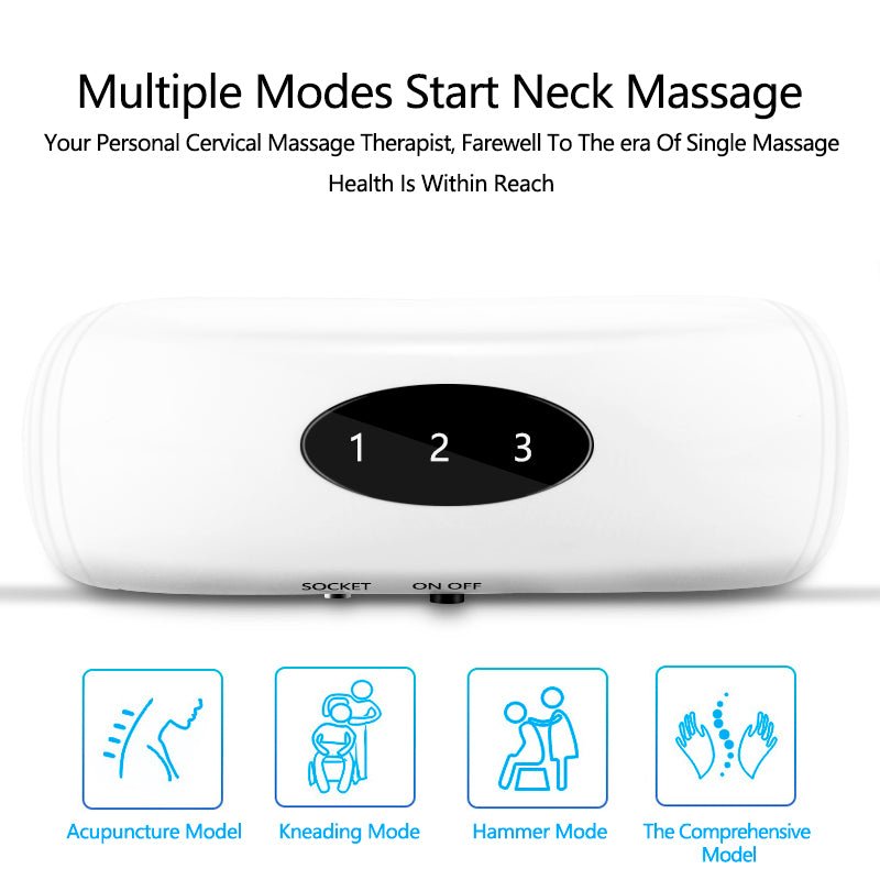 Electric Neck Massager with Infrared Heating for Pain Relief and Relaxation image 2