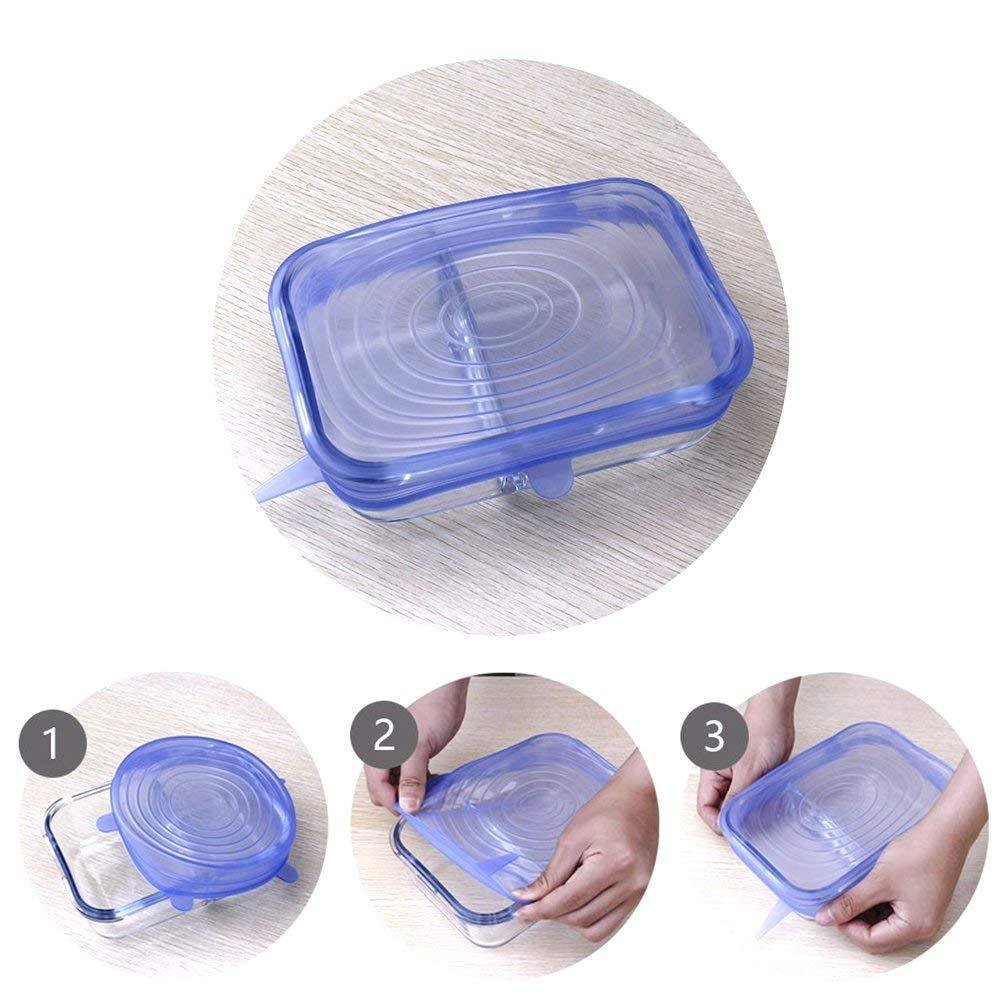 6PCS Universal Silicone Stretch Lids image 7