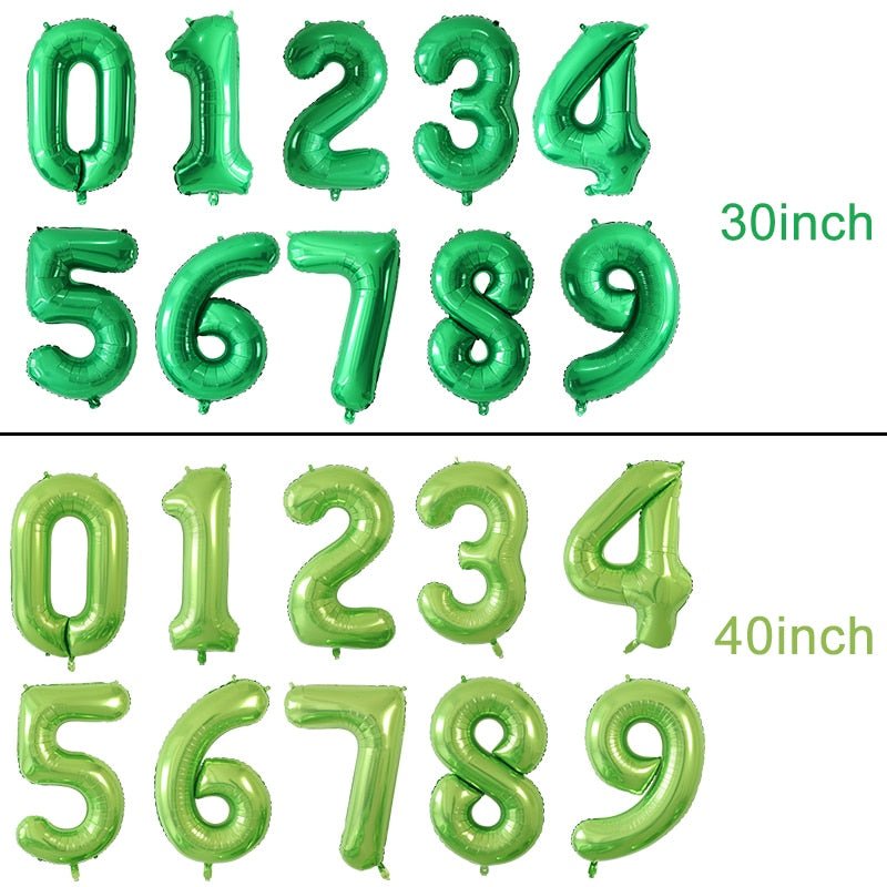 Big Foil Birthday Helium Number Party Decorations Kids Toy Figures Wedding Air Balloons image 8