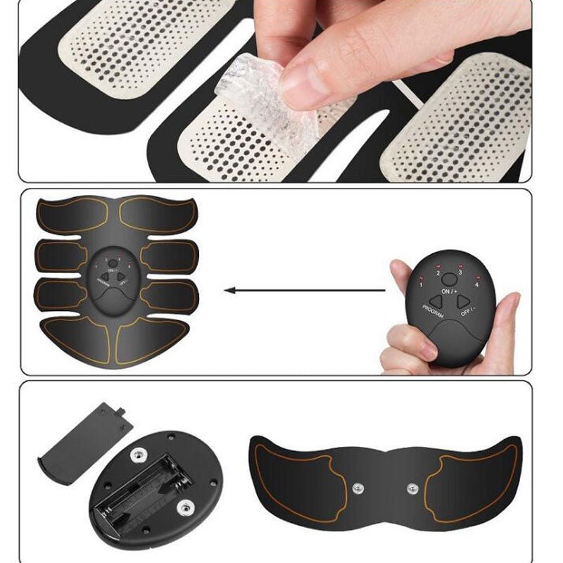 Smart EMS Electric Pulse Treatment Massager | Home Fitness Abdominal Muscle Stimulator image 12