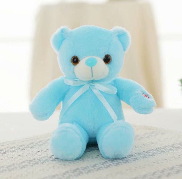 Luminous 30/50/80cm Creative Light Up LED Teddy Bear - 30cm Blue LED image