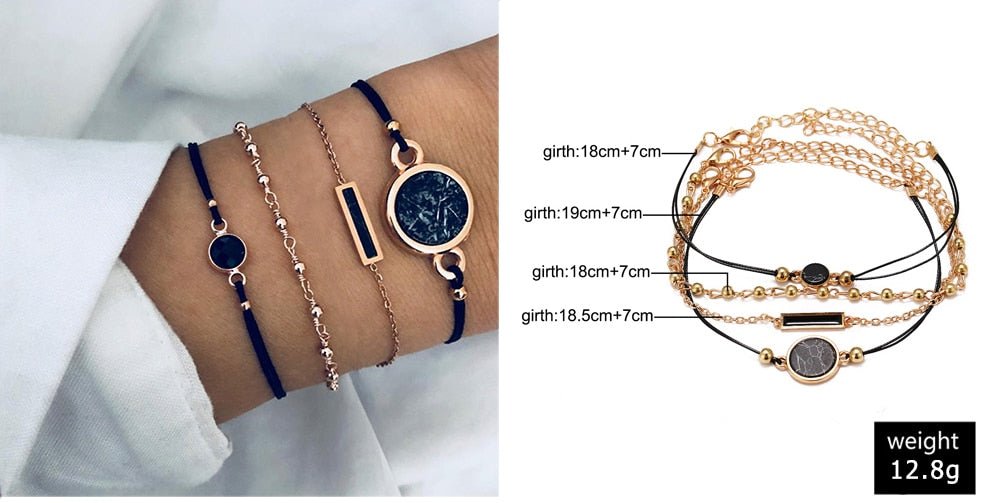 Turtle Heart Pearl Wave LOVE Crystal Marble Charm Bracelets for Women image 27