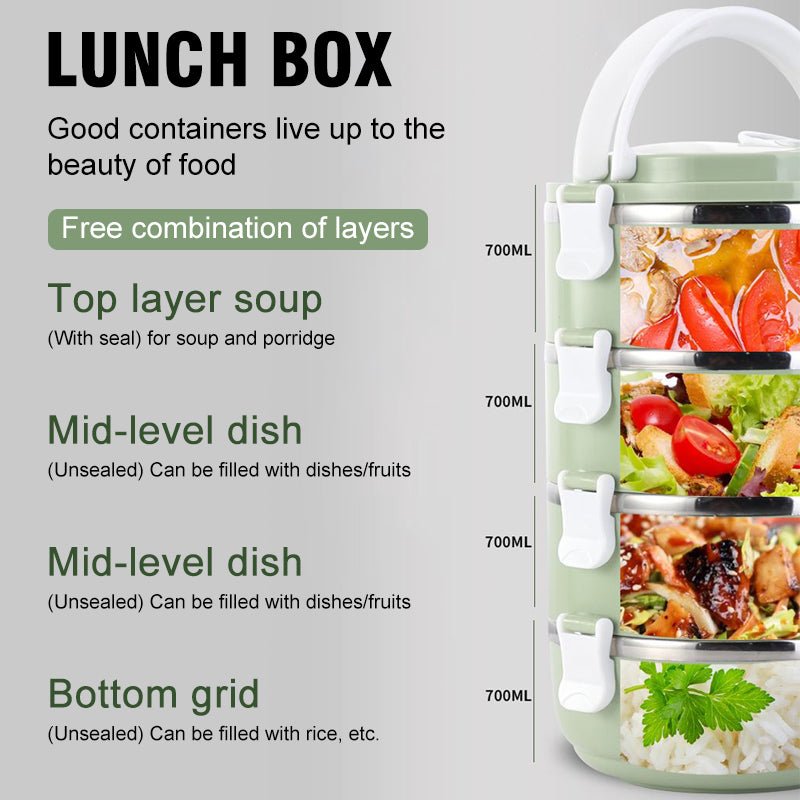 Stainless Steel Thermal Food Storage Lunch Box image 11