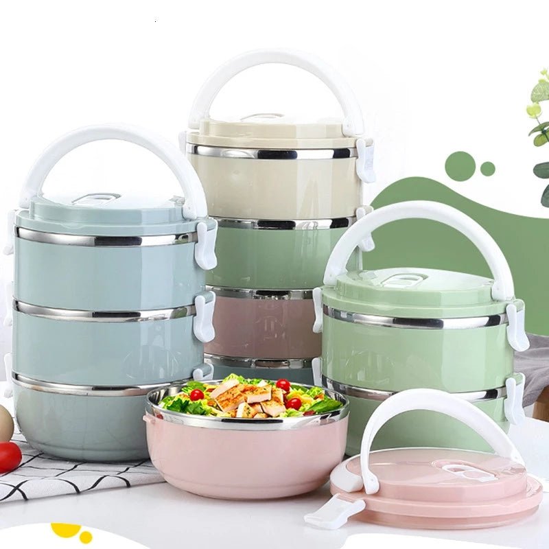 Stainless Steel Thermal Food Storage Lunch Box image 1