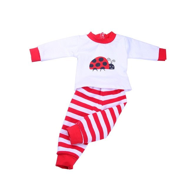 13 Styles Pajamas, Nightgown and Sleepwear Fit | 18 Inch American & 43CM Baby Doll Clothes Accessories - N950 image