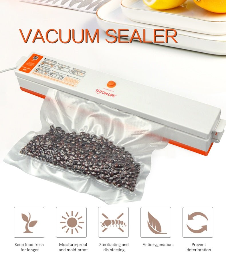 TintonLife 220V/110V Household Food Vacuum Sealer image 5
