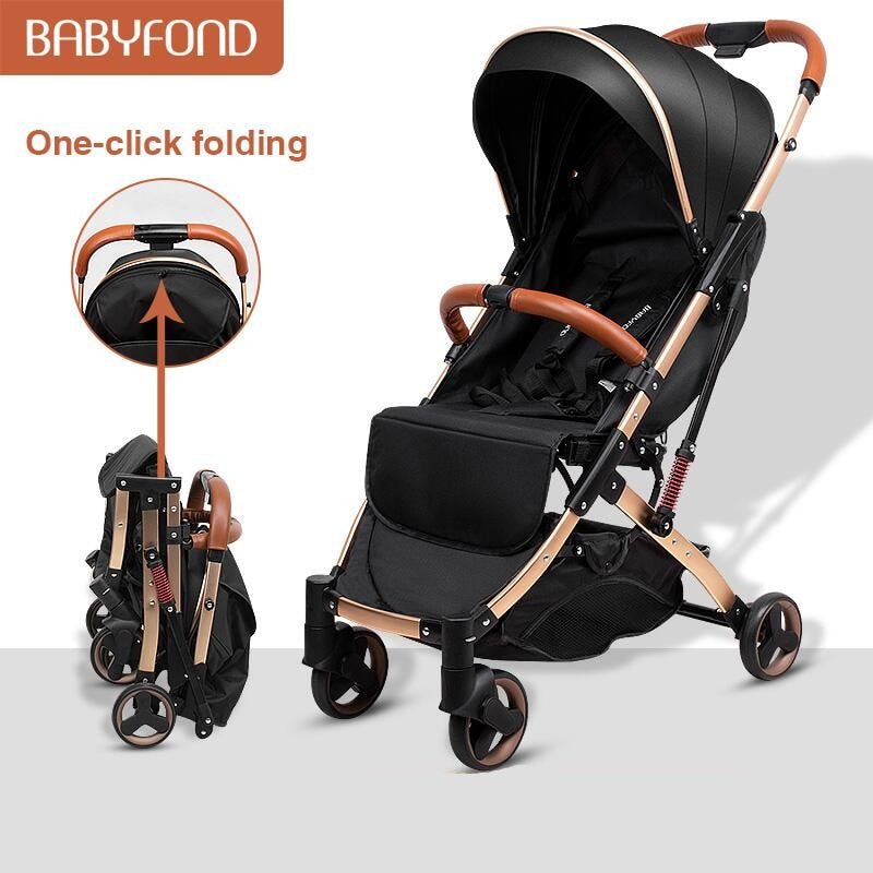 Babyfond 5.8 kg Portable Light Carriage Newborn Baby Stroller image 8