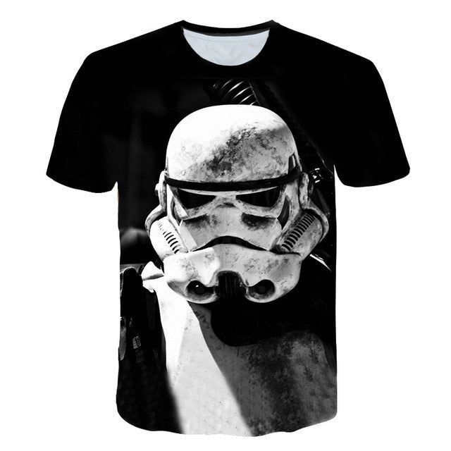 New Novelty 3D Printed Kids Compression Tee-shirt image