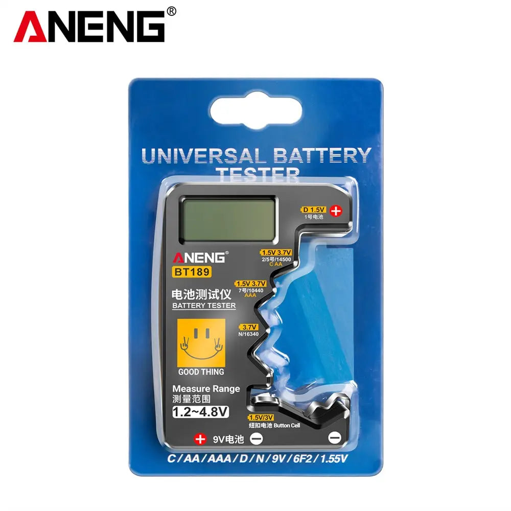 ANENG BT189 Button Cell Battery Tester ‚Äì Universal LCD Display for 9V, AA, AAA, N, D Batteries & Power Bank Detectors image 6