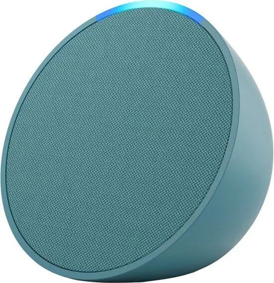 Alexa Echo Dot Pop 4th & 5th Gen Smart Speaker - Max Sound & Affordable - Echo pop Cyan image