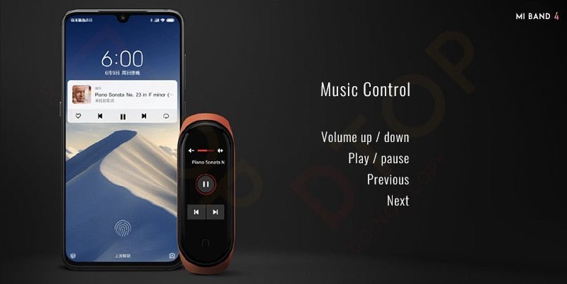 Original Xiaomi Wristband Fitness Bracelet Screen Music Control Smartband image 10