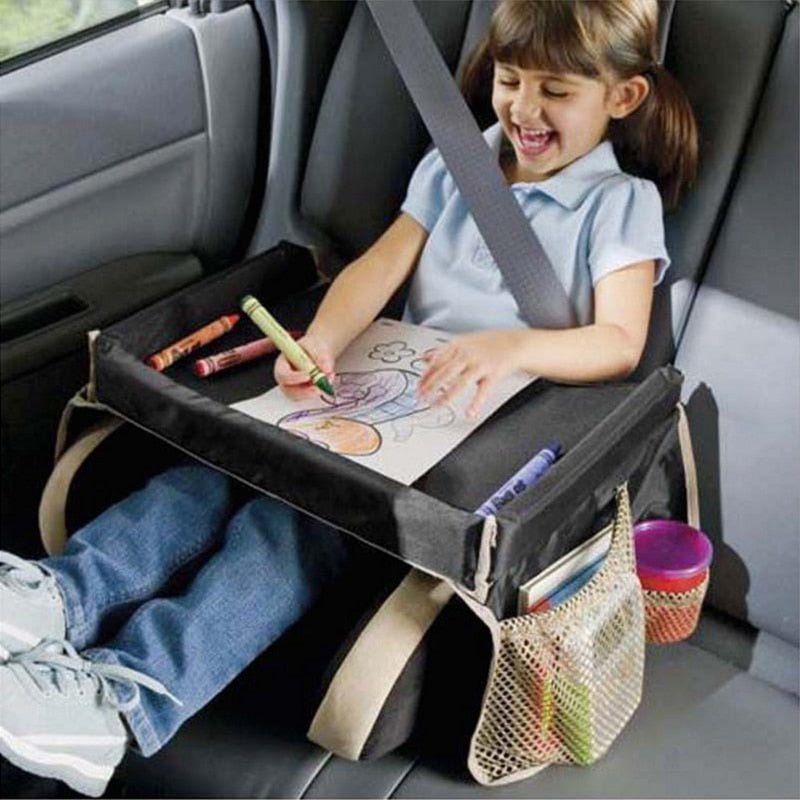 2PCS Waterproof Baby Car Seat Tray Stroller for Kid Toys, Games and Food image 7
