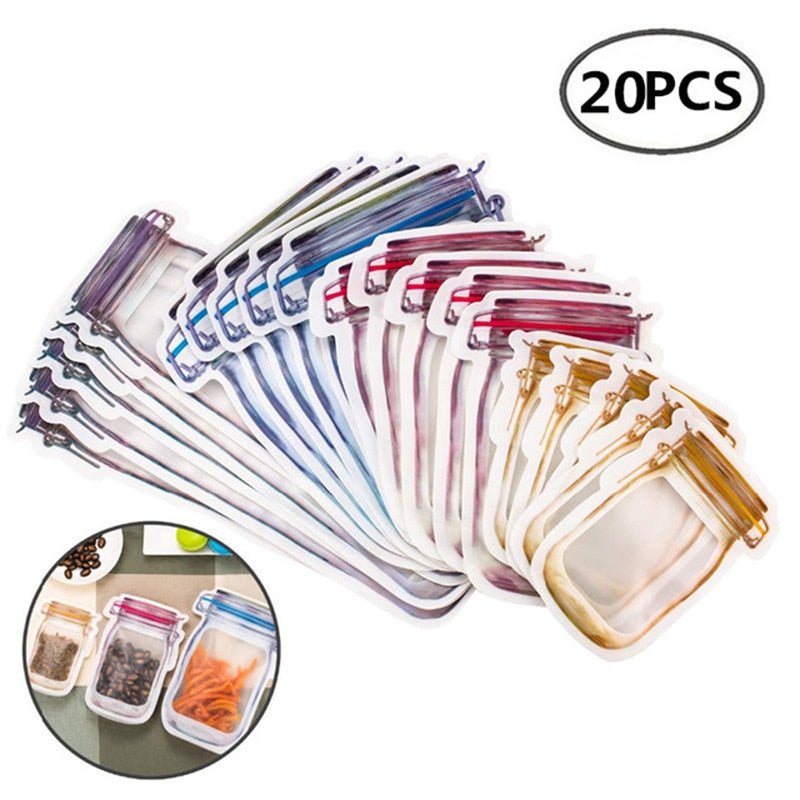 Reusable Mason Jar Bottles Storage Bags image 4