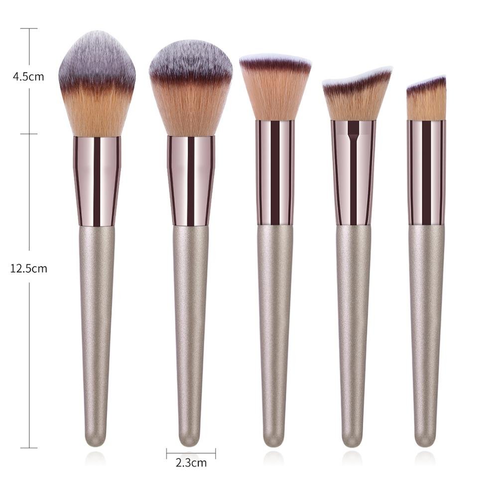 La Milee Champagne Makeup Brush Set image 4