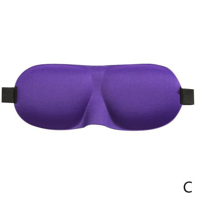 Soft Portable Sleeping Travel Eye Mask - as the picture 2 image