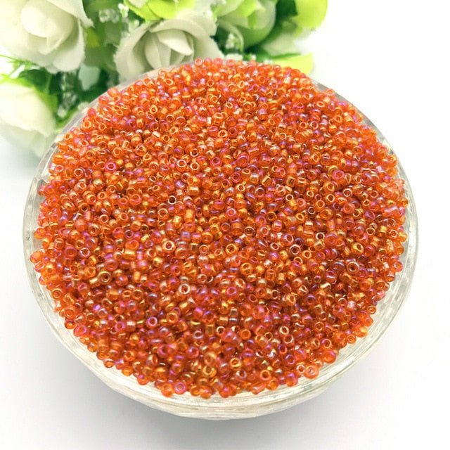 1000pc Czech Glass Seed Beads Accessories for Bracelet and Necklace Jewelry Making - 53 image