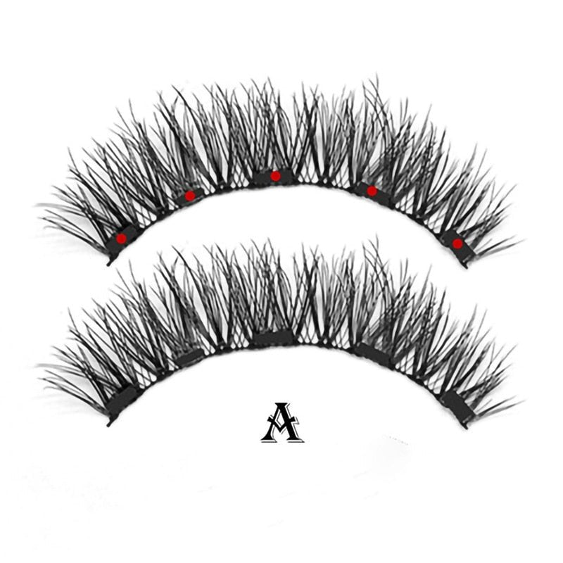 Waterproof Magnetic False Eyelashes, Eyeliner & Tweezer Set image 6