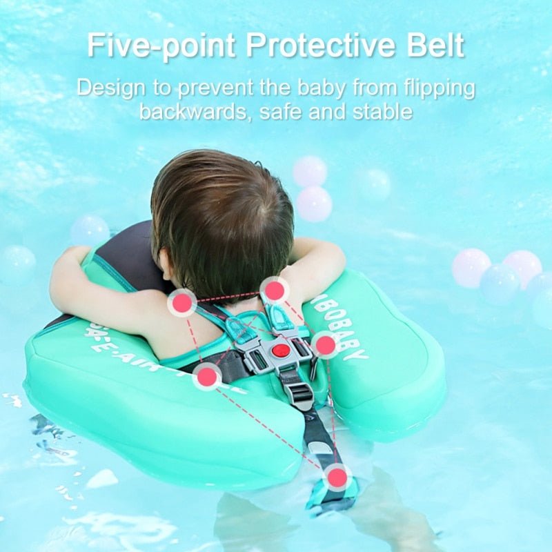 Solid Non-inflatable Baby Swimming Ring With Awning For Kids Children Boy Girls | Swimming Pool Trainer Float with Sunshade image 6
