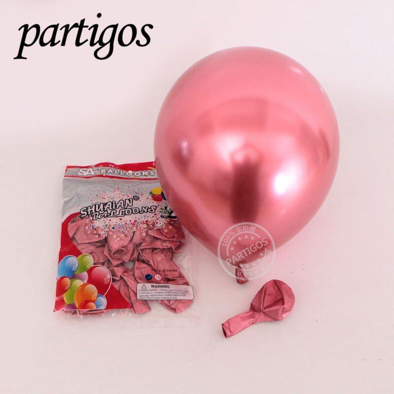 20pcs Confetti Chrome Birthday Party Decors Wedding Decoration New Year Balloon Set image 22