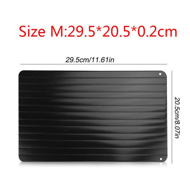 Meijuner Fast Defrosting Thaw Frozen Food and Meat Tray - M 29.5X20.5X0.2cm image