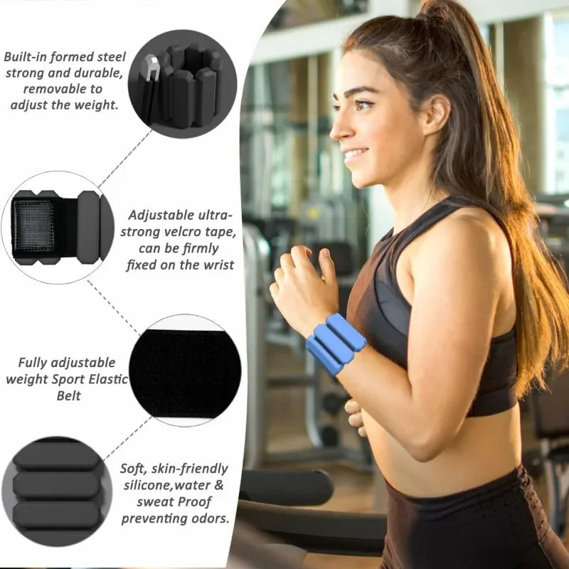 Weighted Bracelets for Yoga & Fitness – Adjustable Wrist & Ankle Weights for Enhanced Workouts image 4