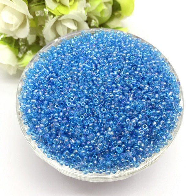 1000pc Czech Glass Seed Beads Accessories for Bracelet and Necklace Jewelry Making - 55 image