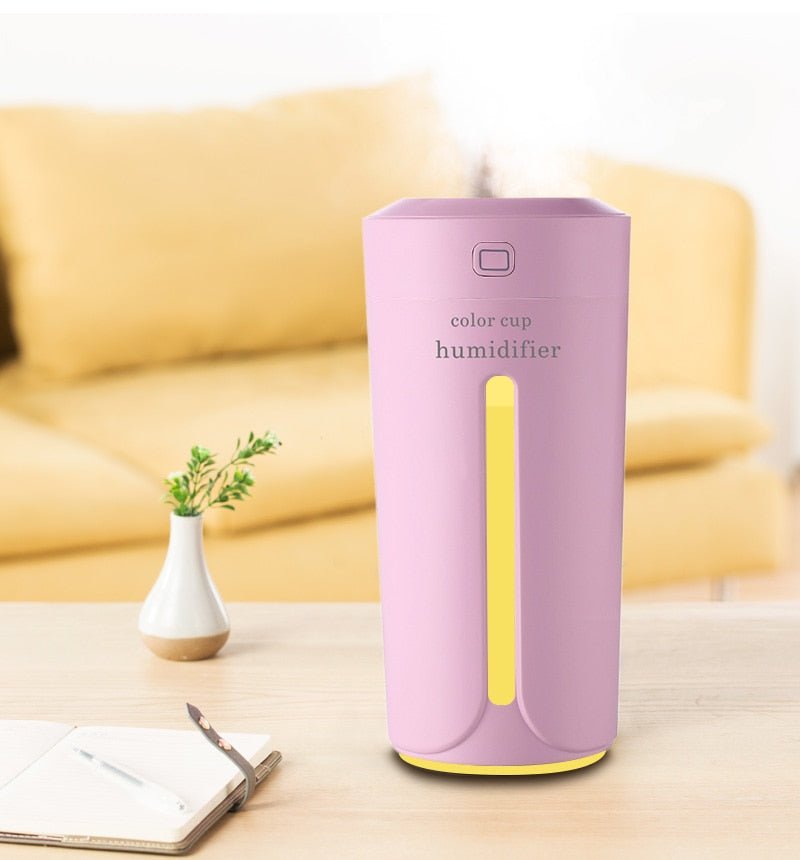 Ultrasonic Air Humidifier & Essential Oil Diffuser with Night Light image 4