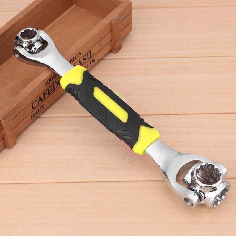 48 in 1 Socket 360 Degree Rotation Universal Wrench Spanner Work with Spline Bolts image 12