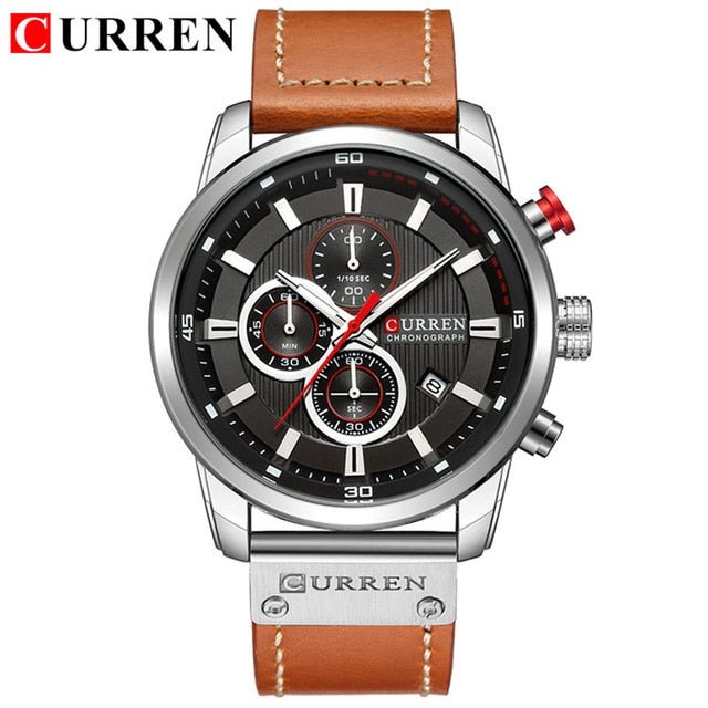Top Brand Luxury Chronograph Quartz Watch image 3