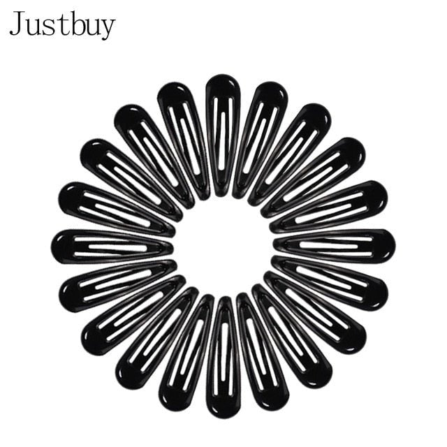 Snap Hair Clips - black image