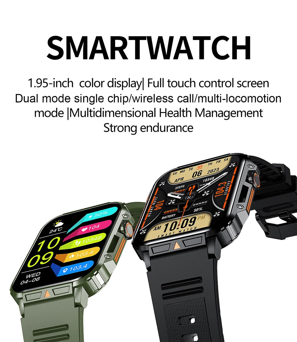 LIGE 1.95” Smartwatch | IP68 Waterproof Health & Fitness Monitor for Men and Women image 10
