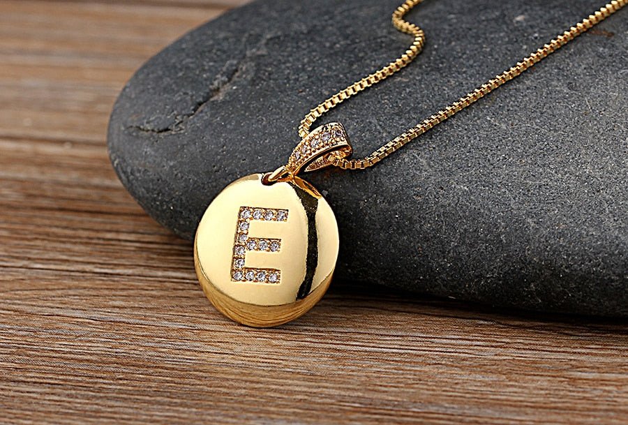 Top Quality Personalized Gold Letters Women and Girls Initial Letter Necklace image 10
