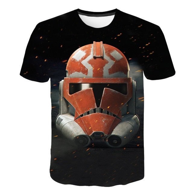New Novelty 3D Printed Kids Compression Tee-shirt image