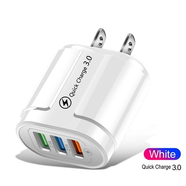 USB Fast Quick Universal Wall Mobile Phone Tablet Charger for iPhone 11 Samsung Huawei image 0