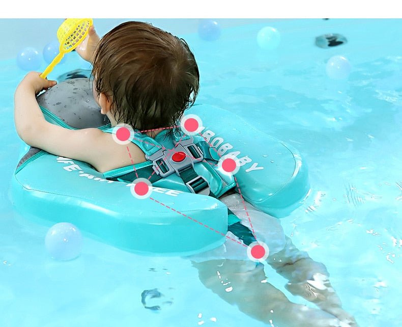 Solid Non-inflatable Baby Swimming Ring Float Swim Trainer Sunshade image 40
