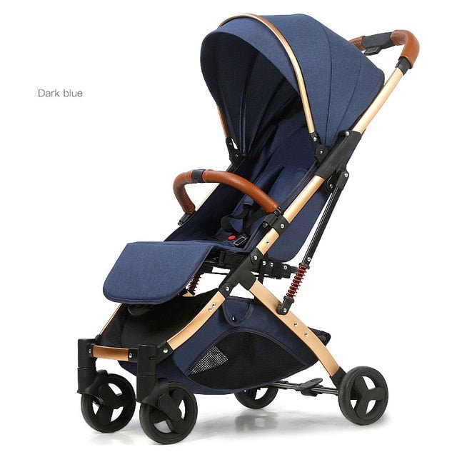 Babyfond 5.8 kg Portable Light Carriage Newborn Baby Stroller - dark blue 1 image
