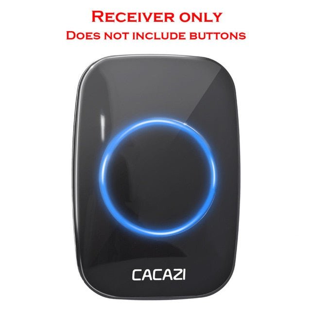 CACAZI Wireless Waterproof Doorbell – 60 Chimes, 110dB Loud, with Remote Control image 17