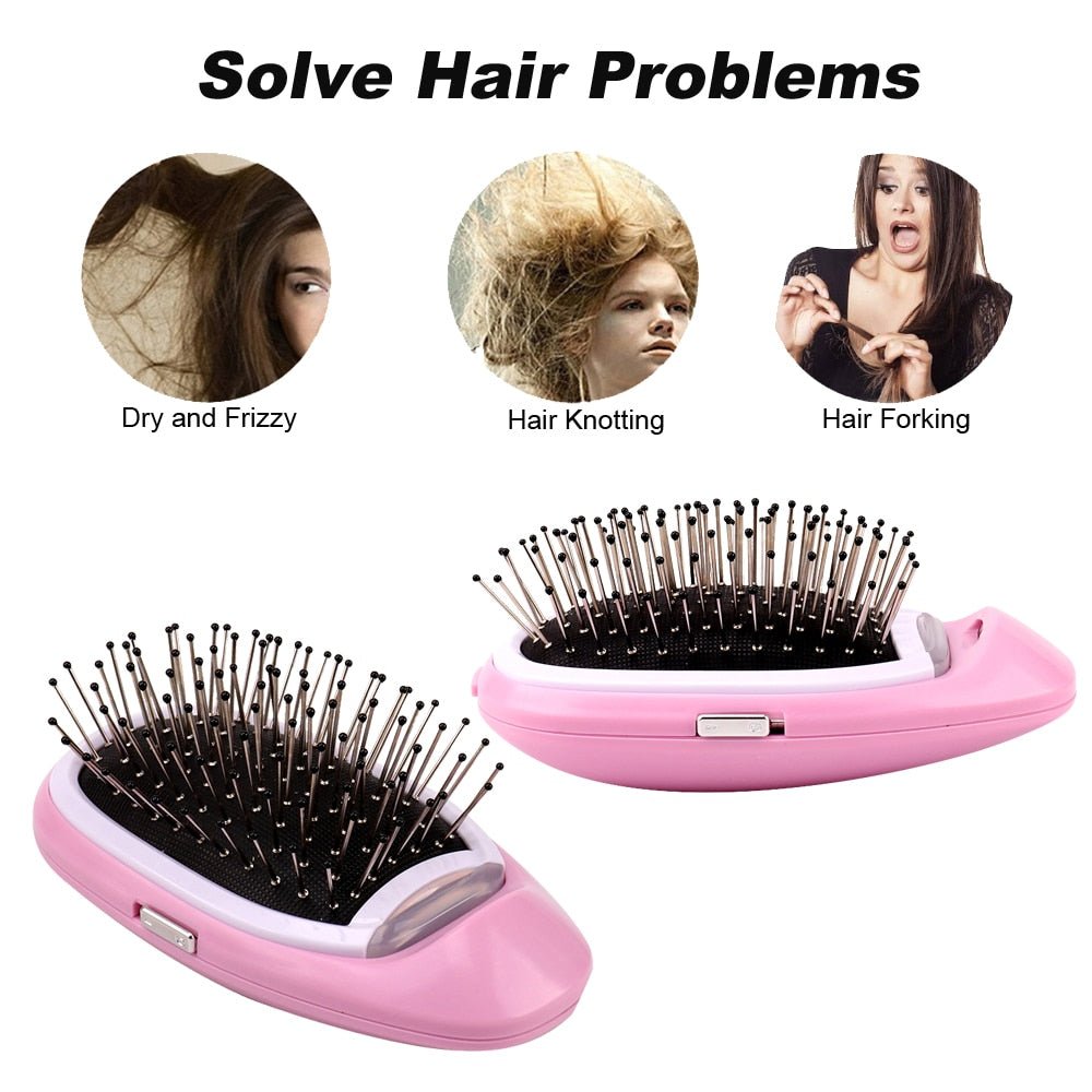 Portable Electric Ionic Hairbrush image 2