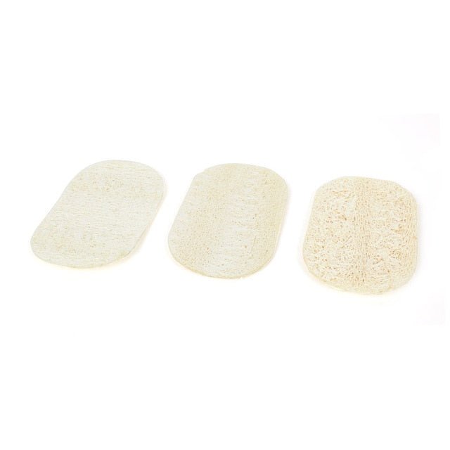 3pcs/set Natural Loofah Dishwashing Cloth Scrub Pad - 1 image