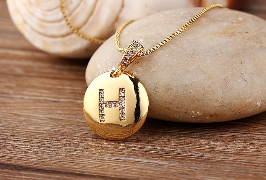Top Quality Personalized Gold Letters Women and Girls Initial Letter Necklace image 19