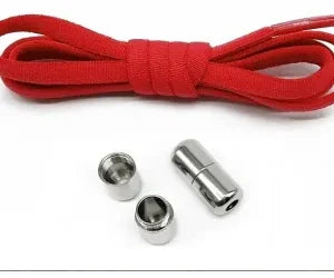 Elastic No Tie Semicircle Metal Lock Shoe Laces For Kids and Adult Sneakers and All Shoes image 0