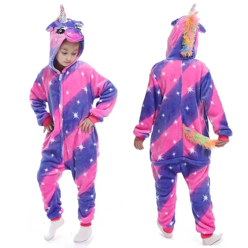 Unisex Animal Onesies for Adults | Unicorn, Lion, Panda, Cat Kigurumi Pajamas & Winter Sleepwear image 38