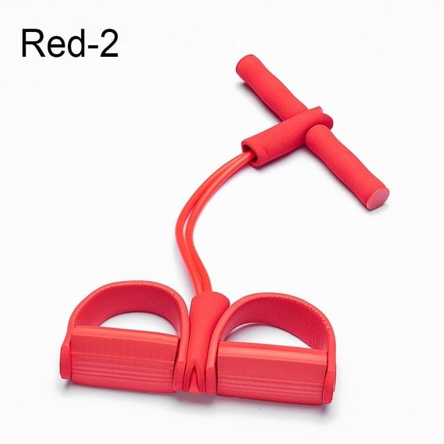 Tube Strong Exercise Fitness Resistance Bands - Red-2 Tube image
