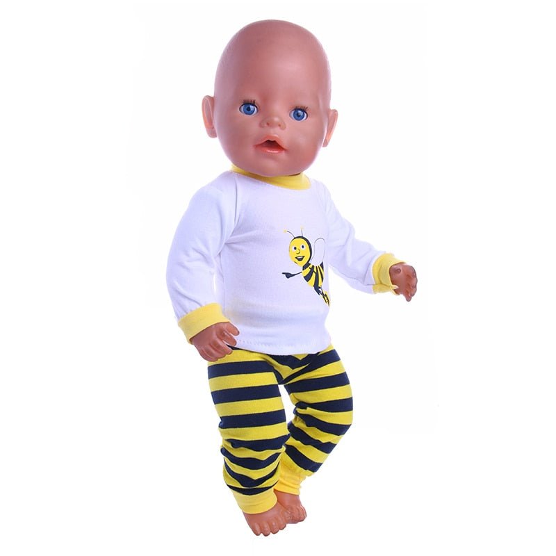 13 Styles Pajamas, Nightgown and Sleepwear Fit | 18 Inch American & 43CM Baby Doll Clothes Accessories image 65