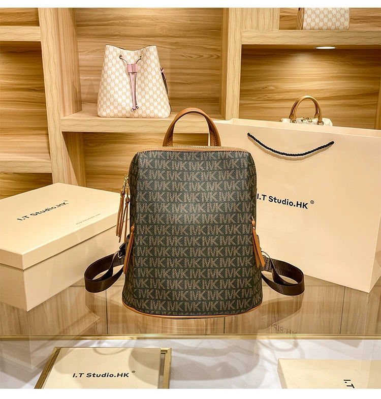 Genuine Leather Women‚Äôs Fashion Summer Travel Backpack Bag | Stylish & Durable image 18