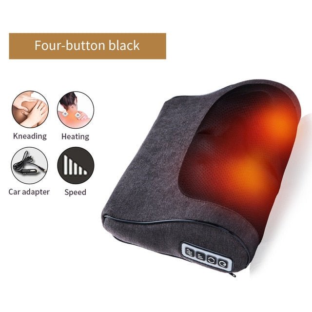 Electric Infrared Neck, Shoulder, Back and Body Heating Massage Pillow image 11