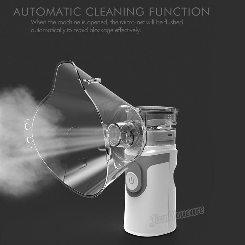 Mini Handheld Portable Autoclean Inhale Nebulizer Atomizer Mesh image 3