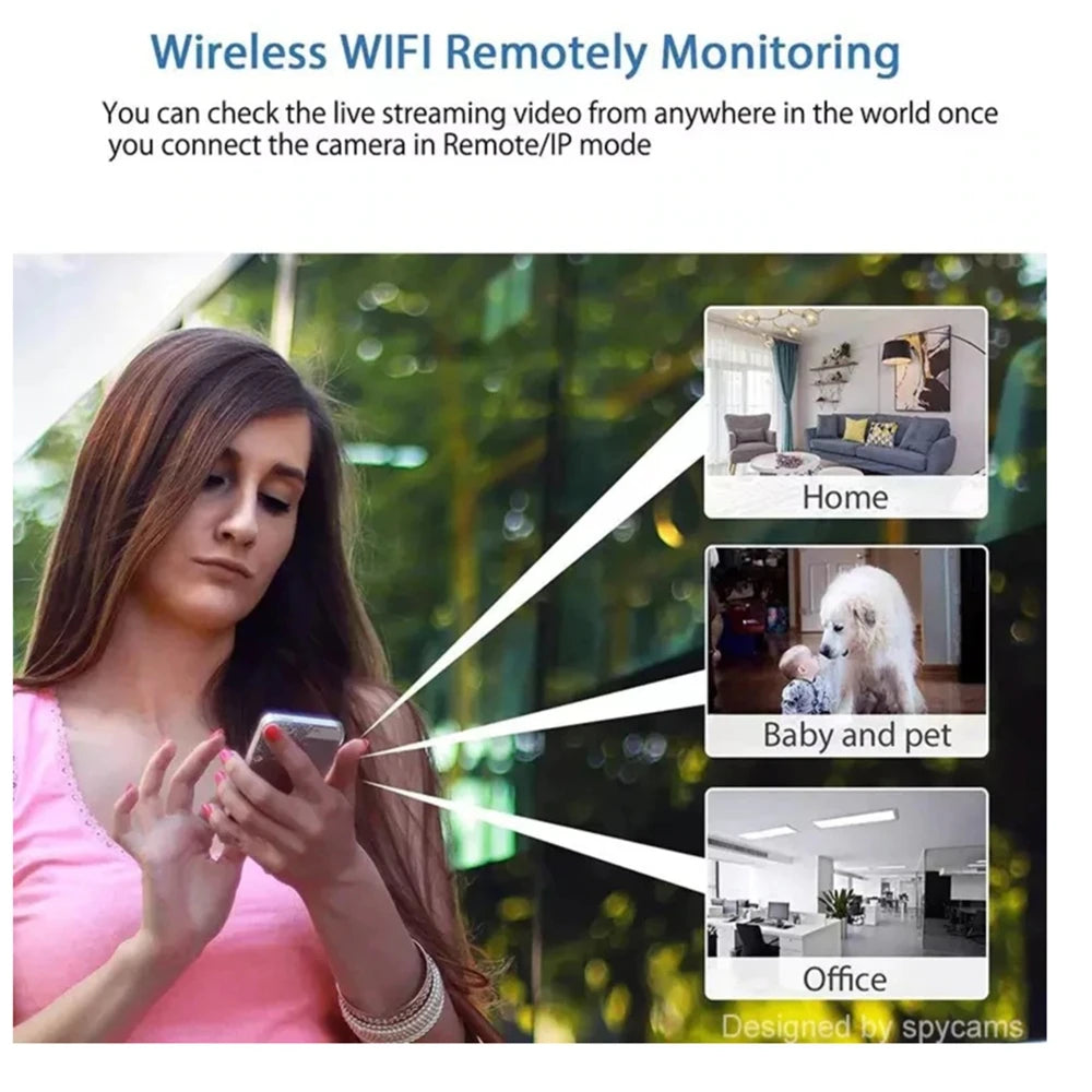 NEW X5 Mini HD 1080P Wireless Wi-Fi Camera ‚Äì Compact, with Cyclic Recording for Home & Outdoor Camping image 2