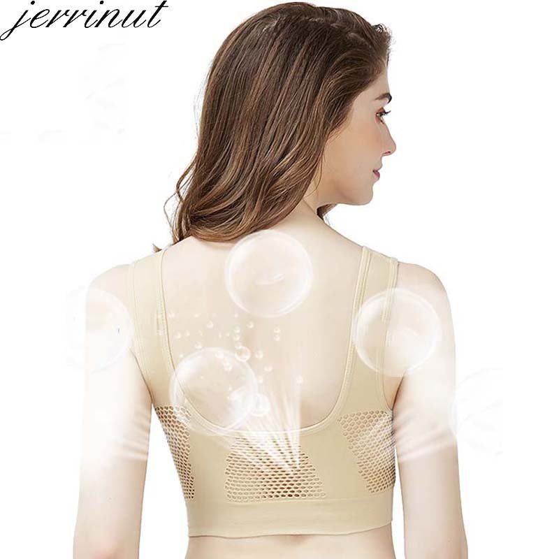 Jerrinut Seamless Breathable Wireless Push Up Bra Underwear With Pads image 21