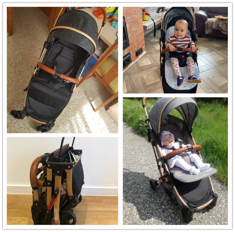 Babyfond 5.8 kg Portable Light Carriage Newborn Baby Stroller image 13